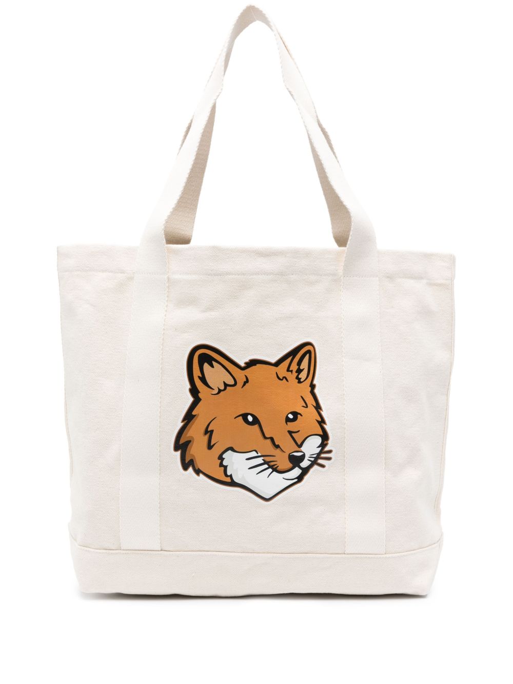 Maison Kitsuné Chillax Fox 棉托特包 - 中性色