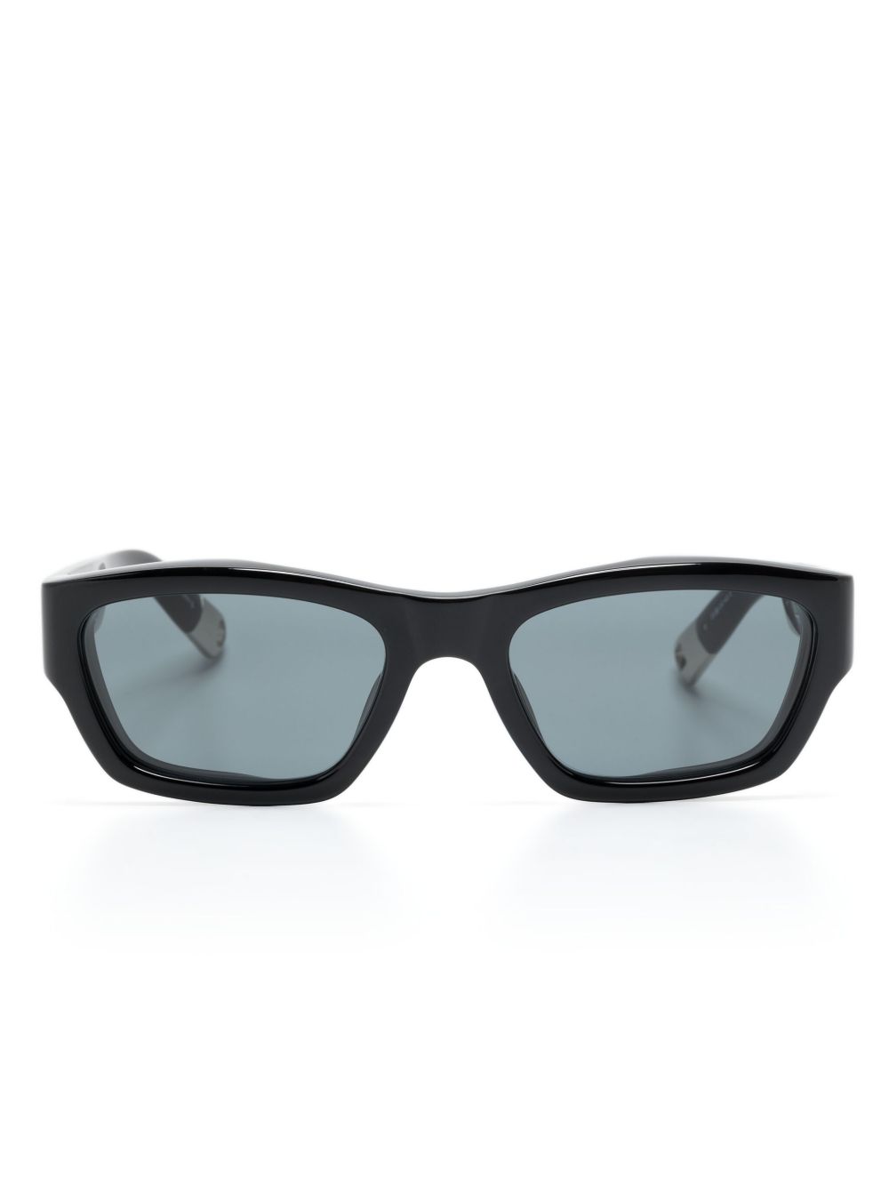 Jacquemus Les Lunettes Meridiano 梯形镜框太阳眼镜 - 黑色