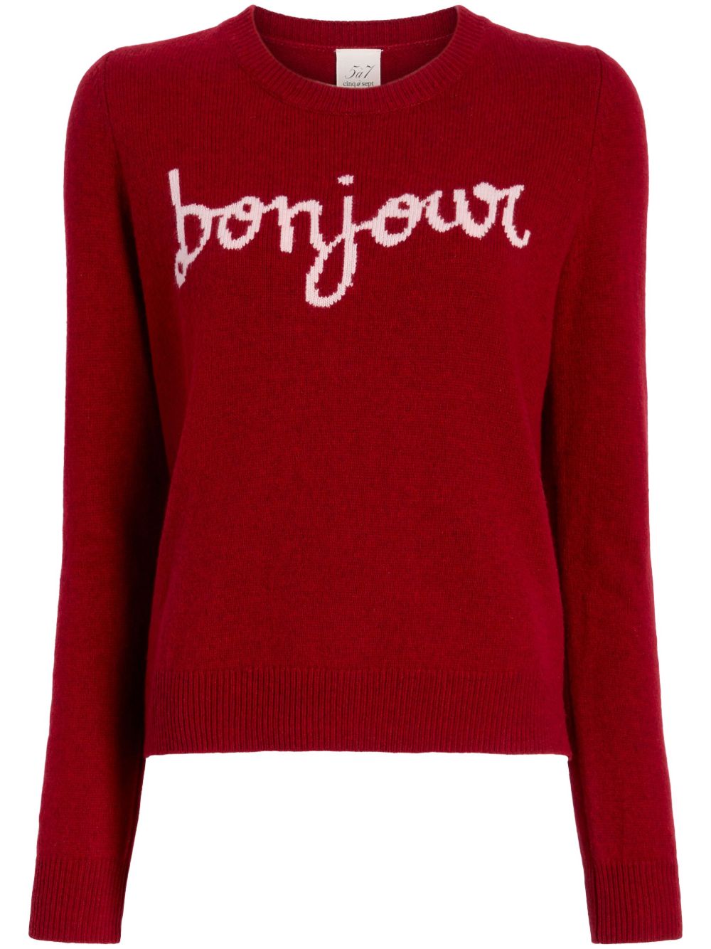 Cinq A Sept Bonjour 毛衣 - 红色