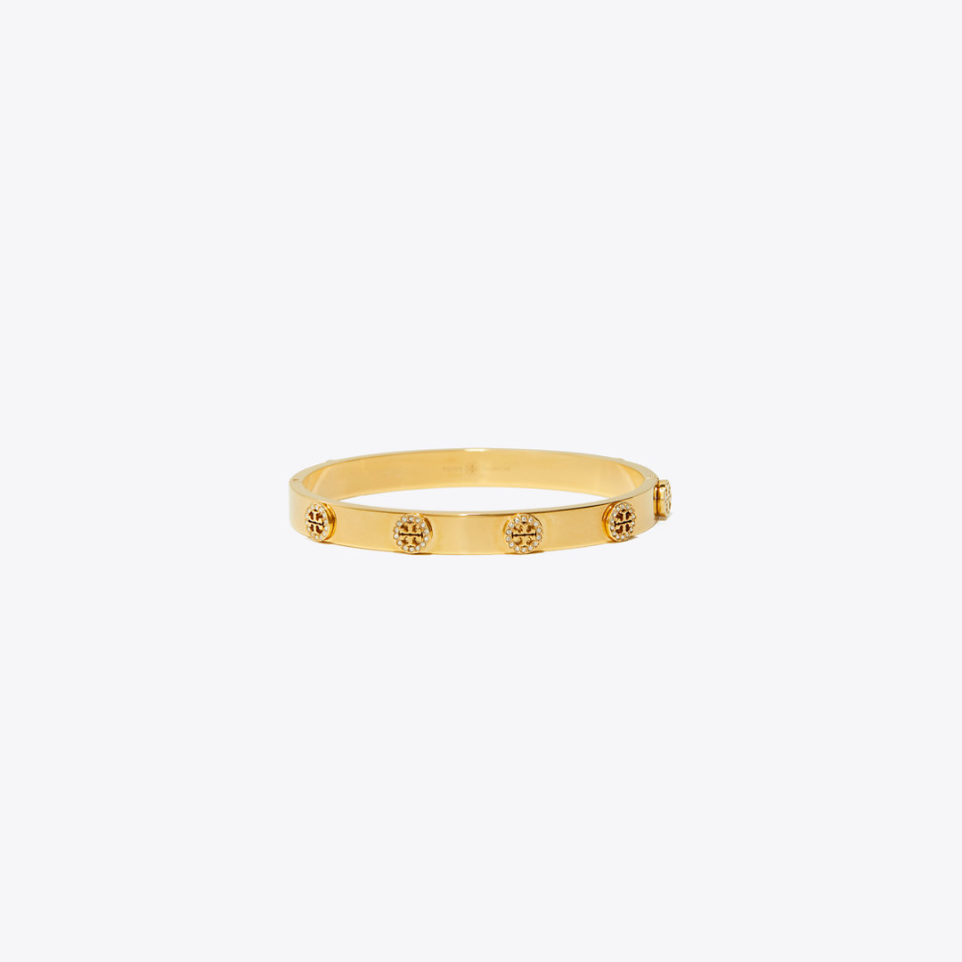 Tory Burch Miller Stud Pavé Hinge Bracelet