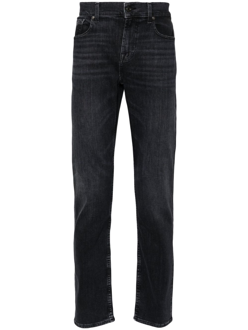 7 For All Mankind Slimmy 修身牛仔裤 - 黑色