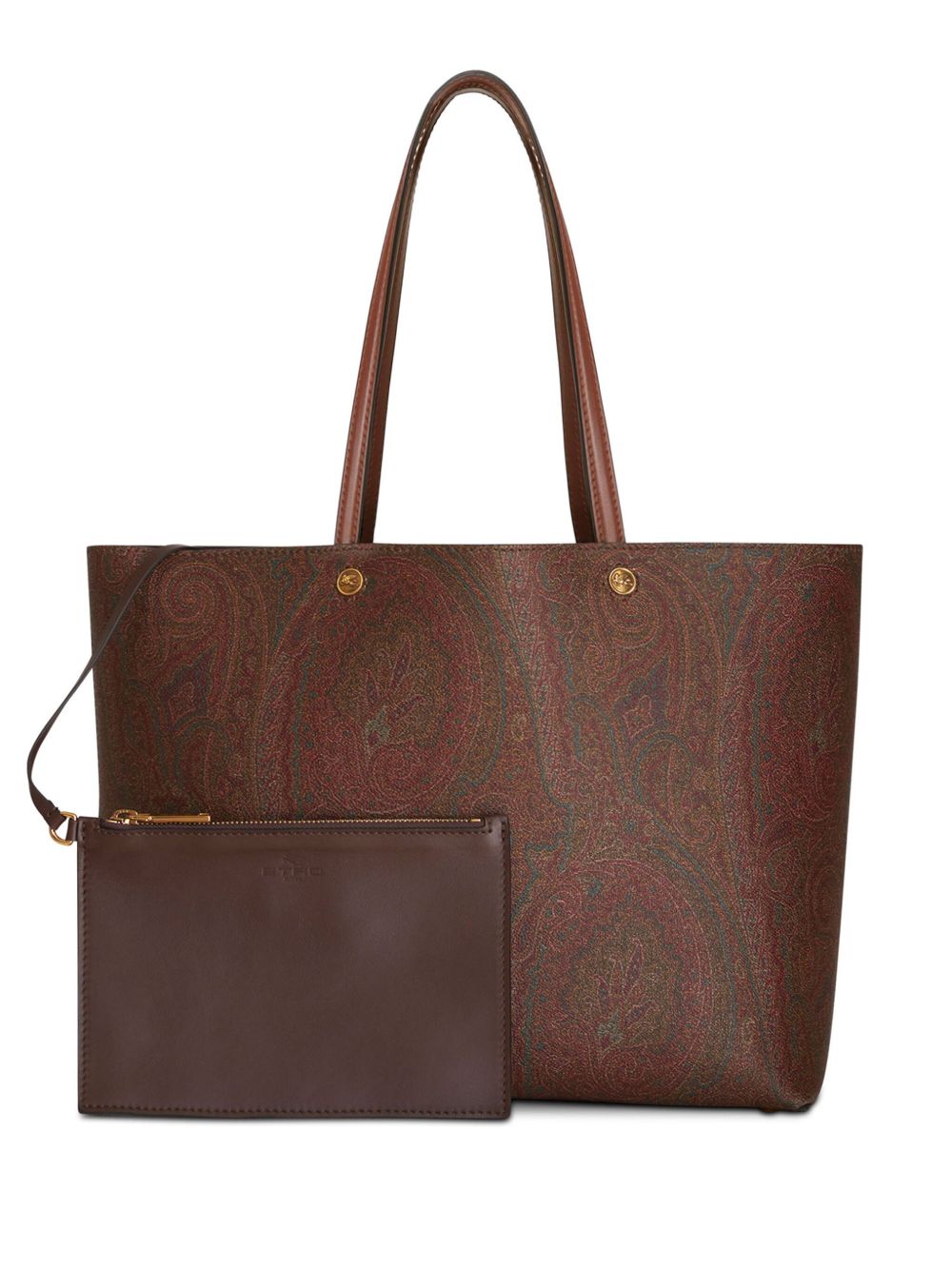 ETRO Etro Essential 大号手提包 - 褐色