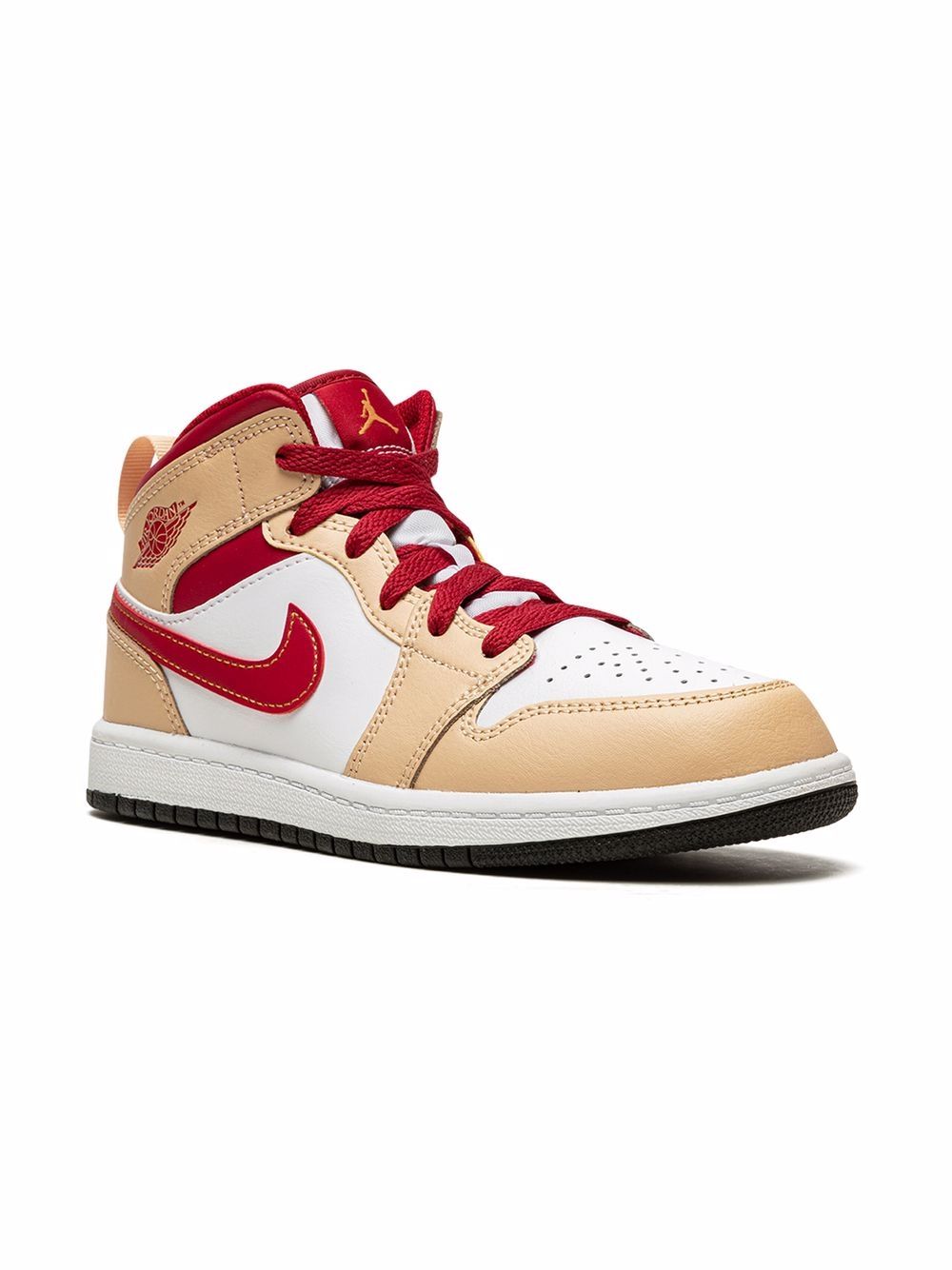 Jordan Kids Jordan 1 Mid 运动鞋 - 白色