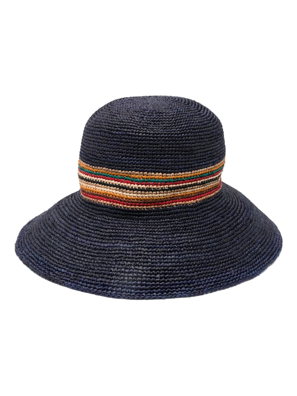 Paul Smith 对比拼接草帽 - 蓝色