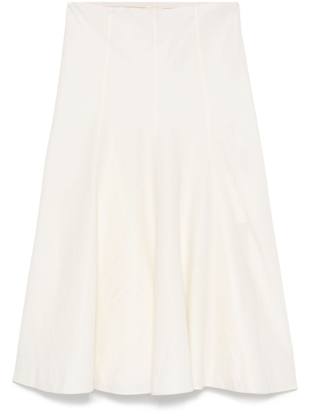 KHAITE Lenno midi skirt - 白色