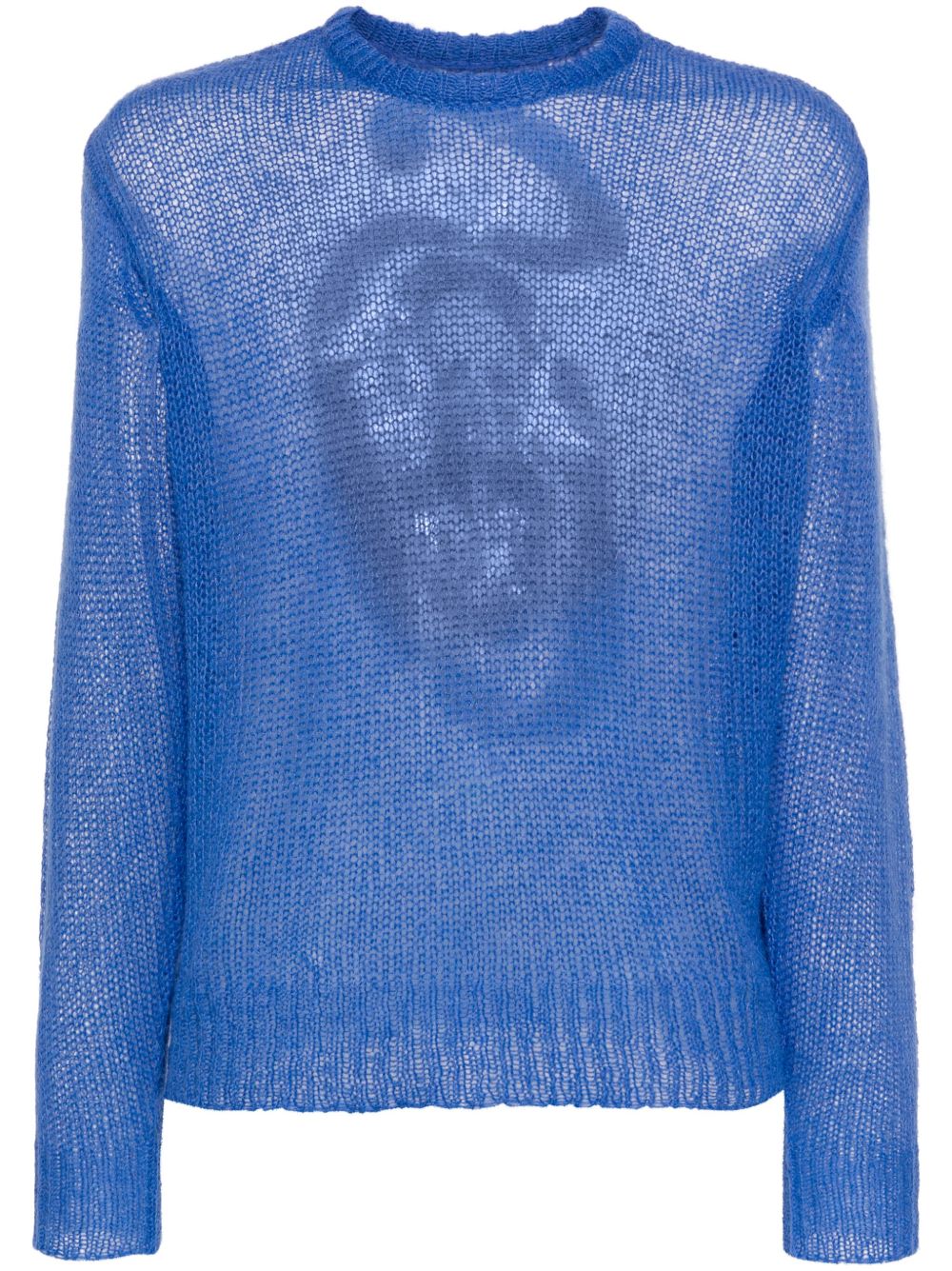 Stüssy S Loose 针织毛衣 - 蓝色