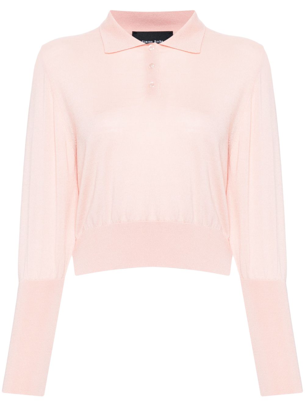 Simone Rocha 高领毛衣 - 粉色