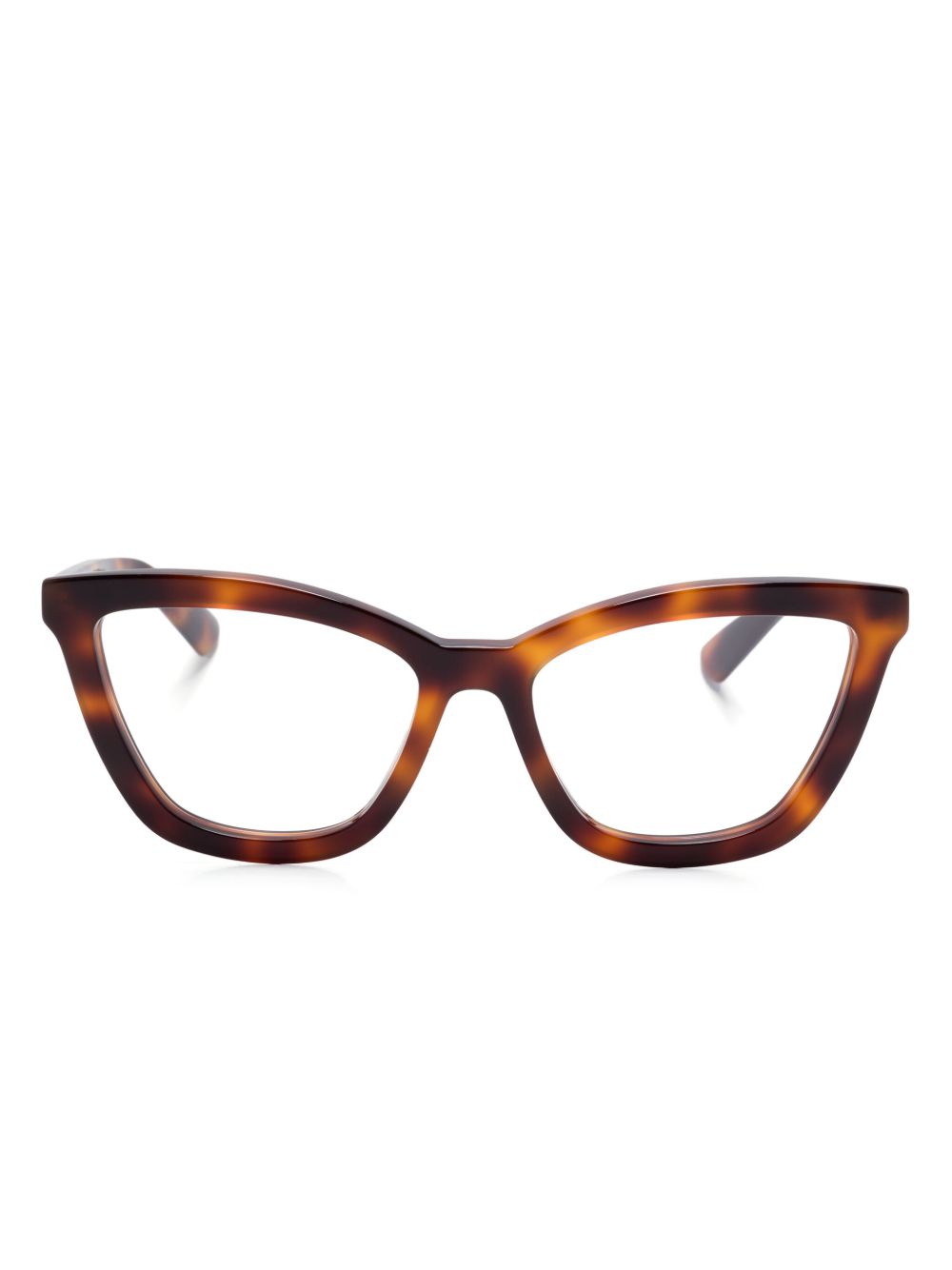 Gucci Eyewear 猫眼框眼镜 - 褐色