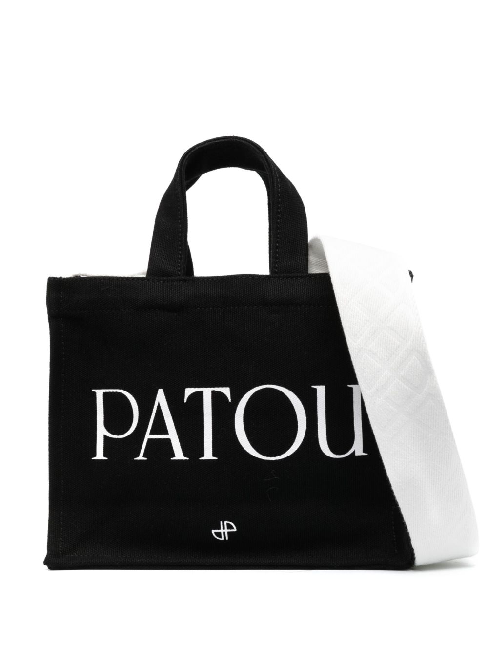 Patou Patou 小号帆布托特包 - 黑色