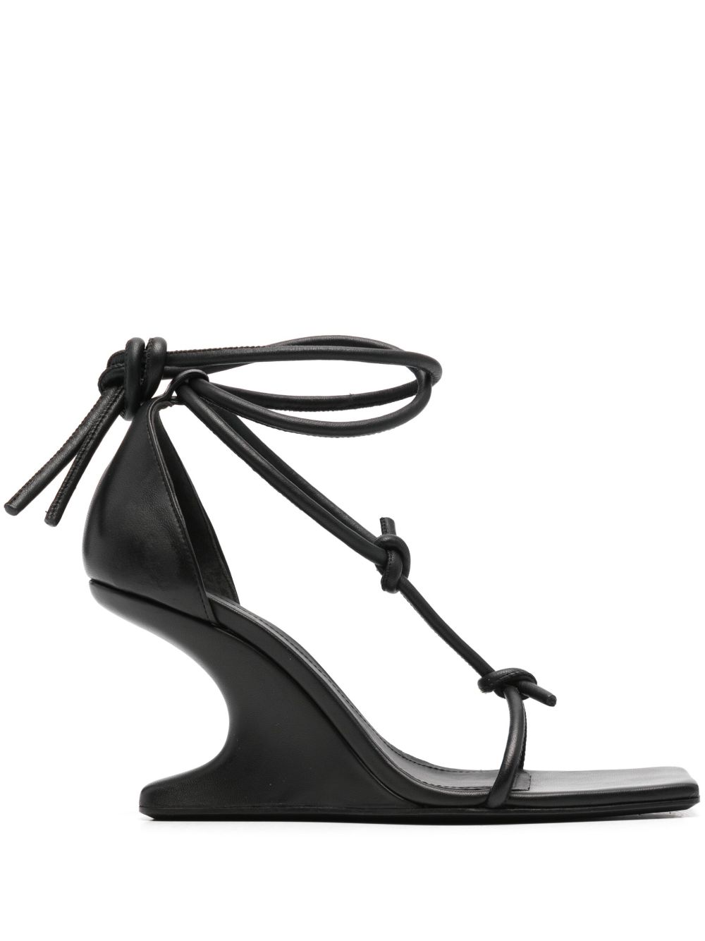 Rick Owens Cantilever 高跟凉鞋（8厘米） - 黑色