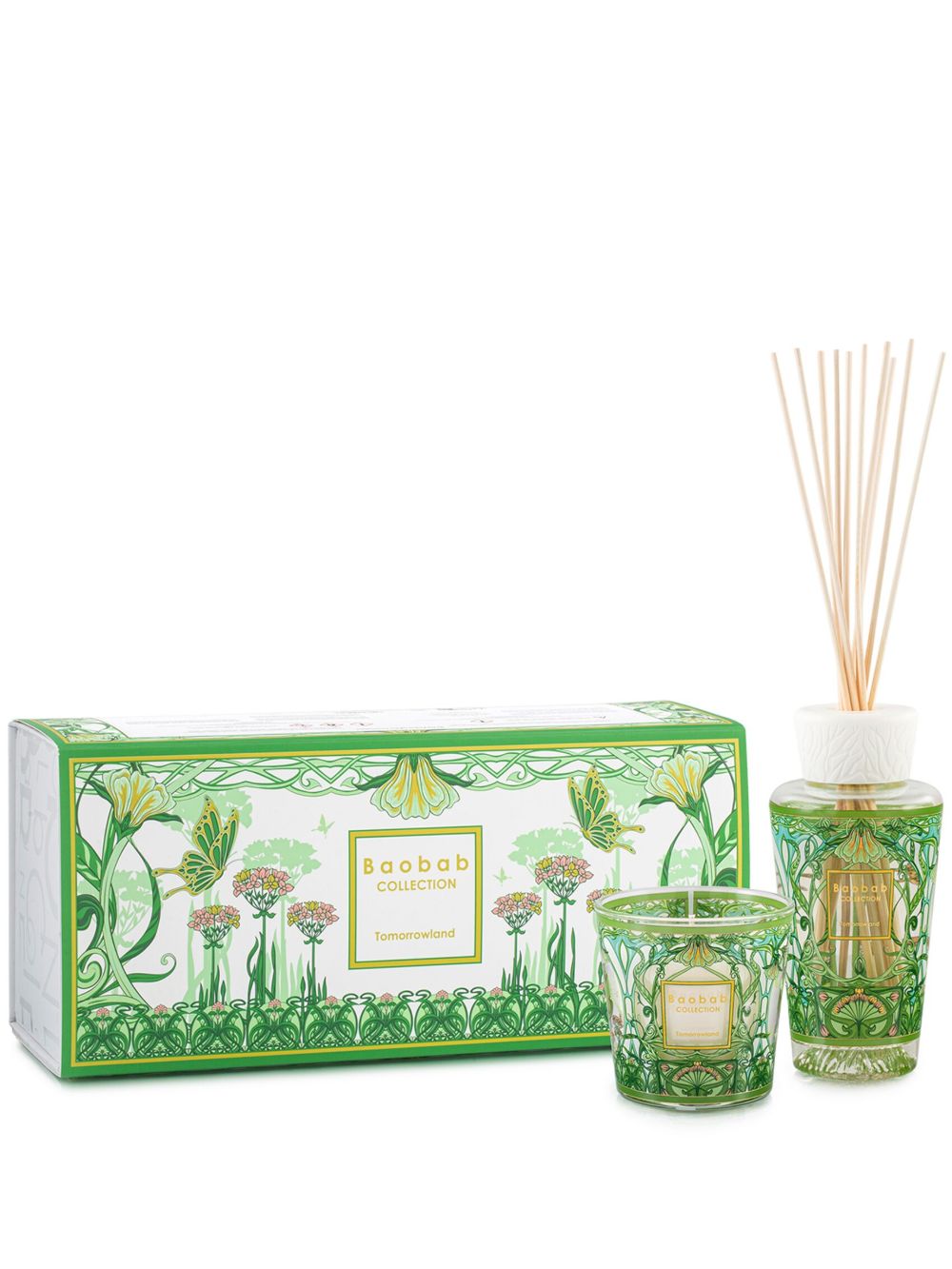 Baobab Collection My First Baobab Tomorrowland 蜡烛和扩香器套装 - 绿色
