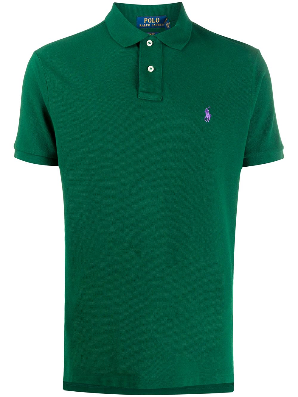 Polo Ralph Lauren logo刺绣polo衫 - 绿色