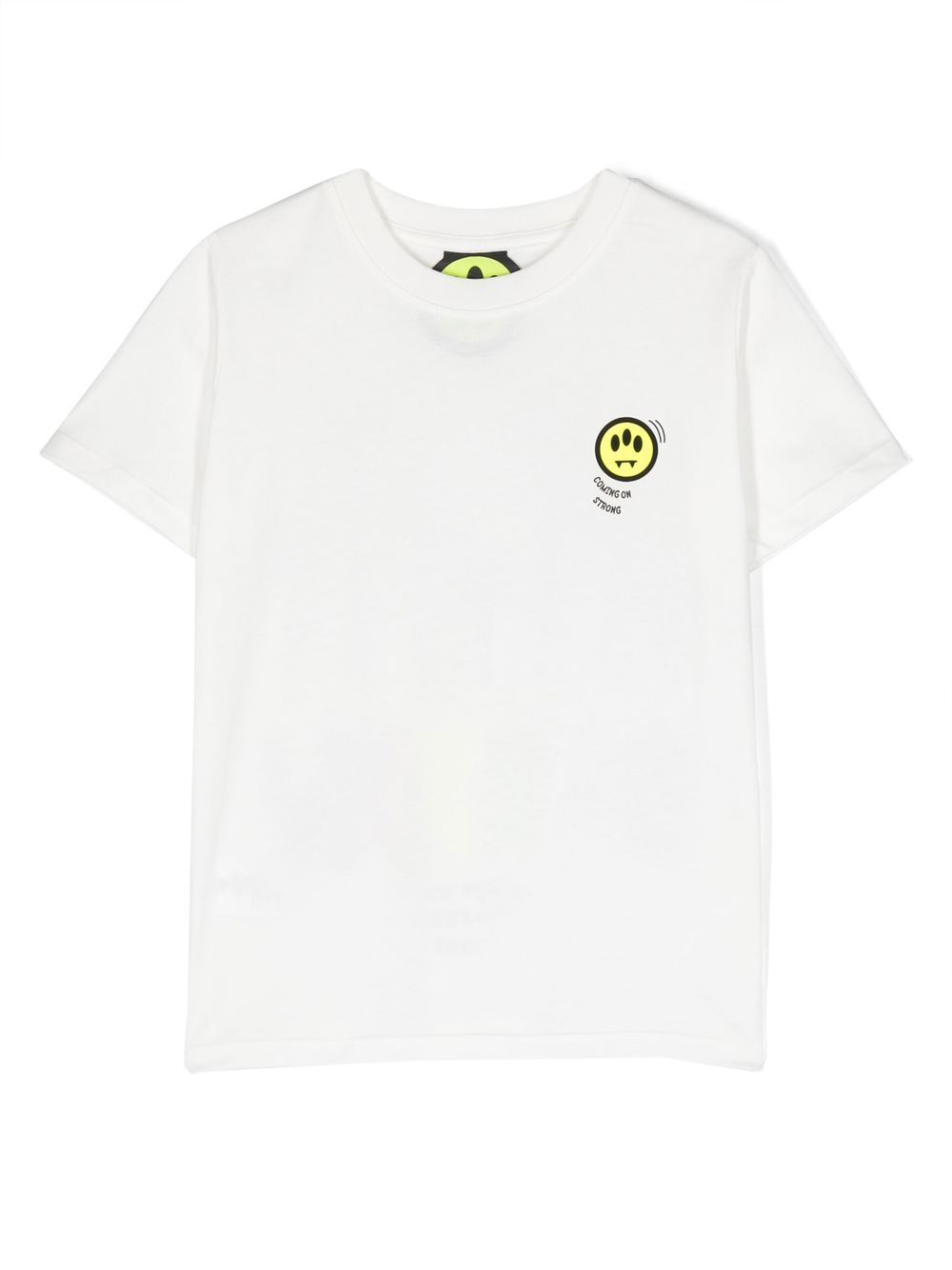 Barrow kids logo印花T恤 - 白色