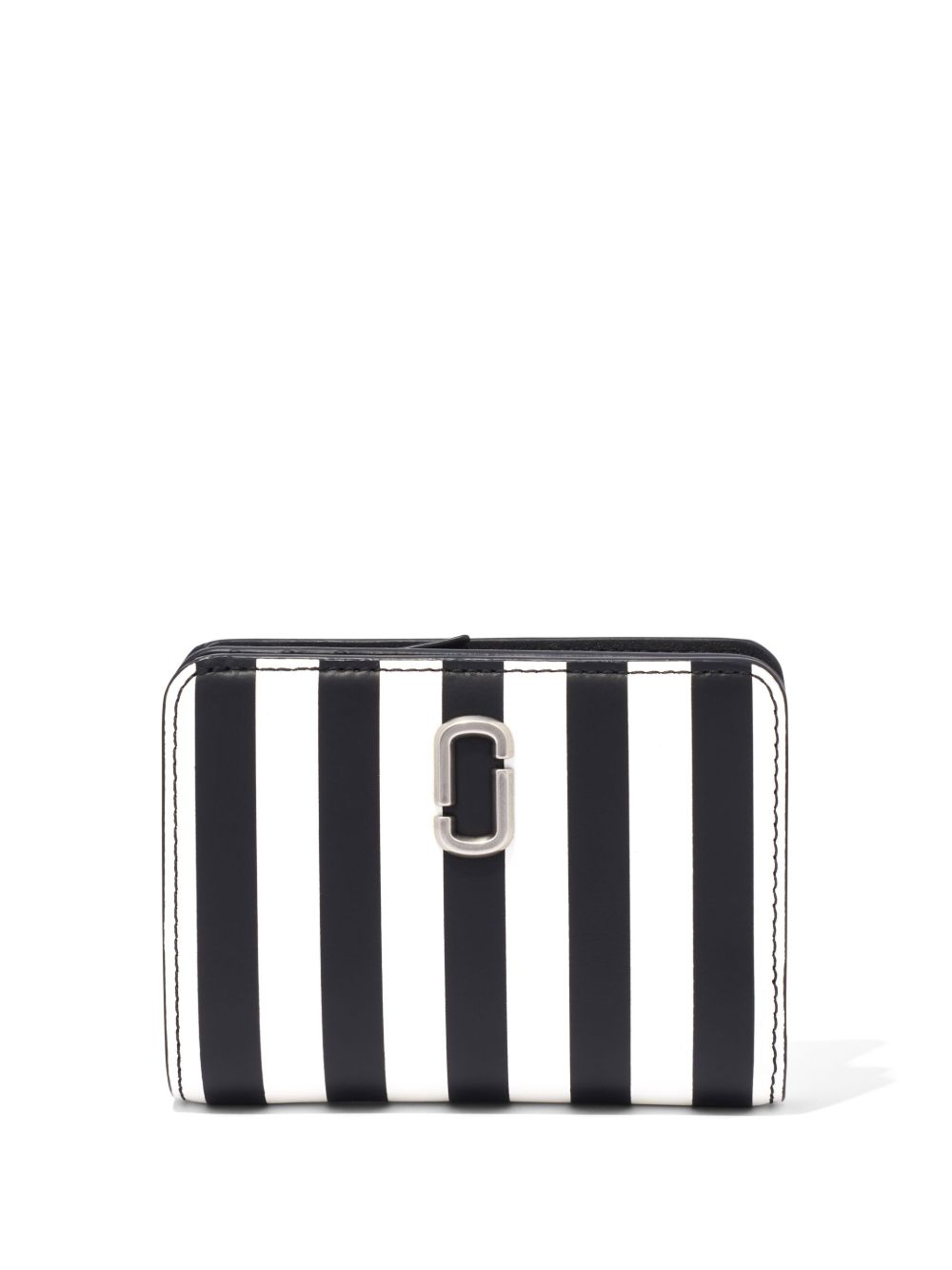 Marc Jacobs The Stripe Compact 迷你钱包 - 黑色