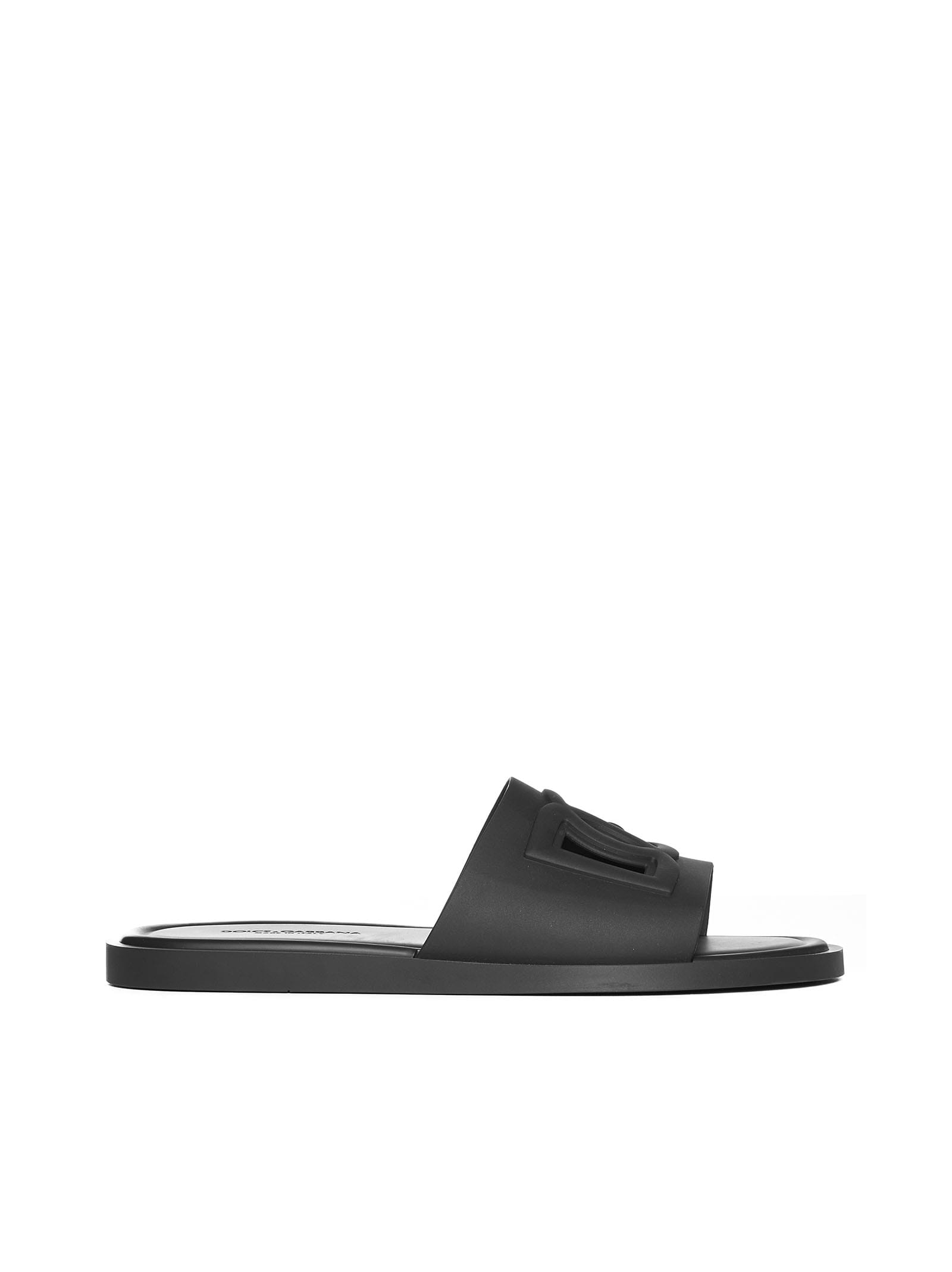 Dolce & Gabbana Black Slide
