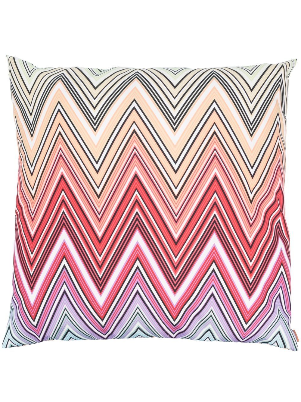 Missoni Home Z字形图案方形抱枕 - 黄色