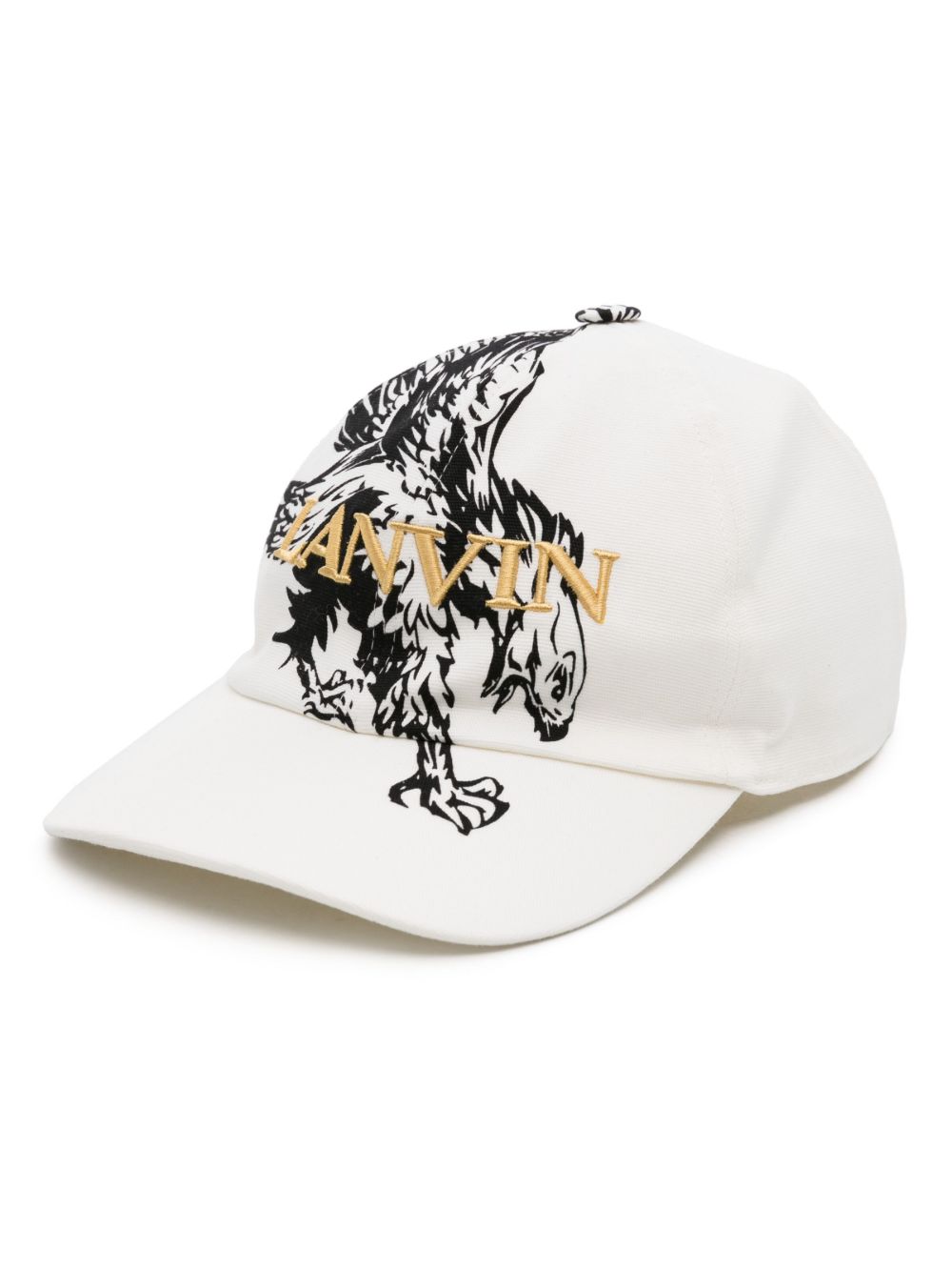 Lanvin x Future 老鹰印花棒球帽 - 白色