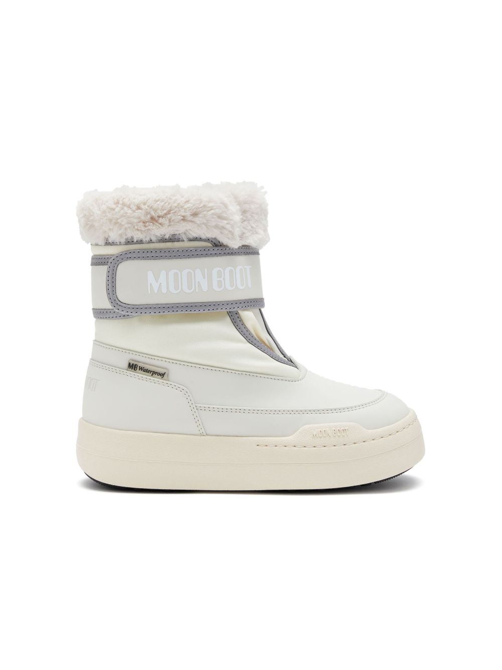 Moon Boot Kids Park 厚底雪靴 - 白色