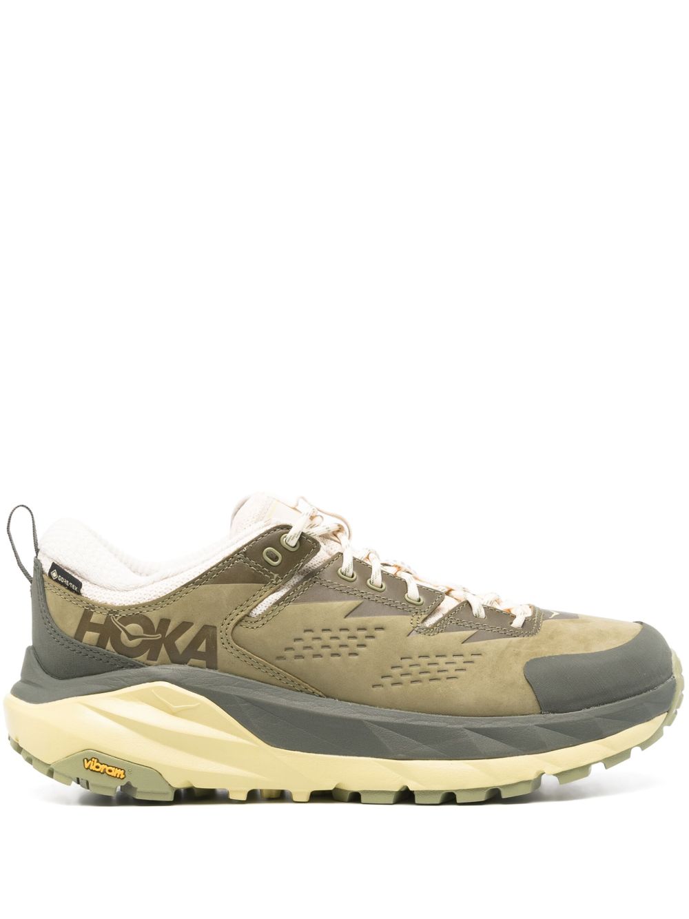 HOKA Kaha GTX 拼接厚底运动鞋 - 绿色