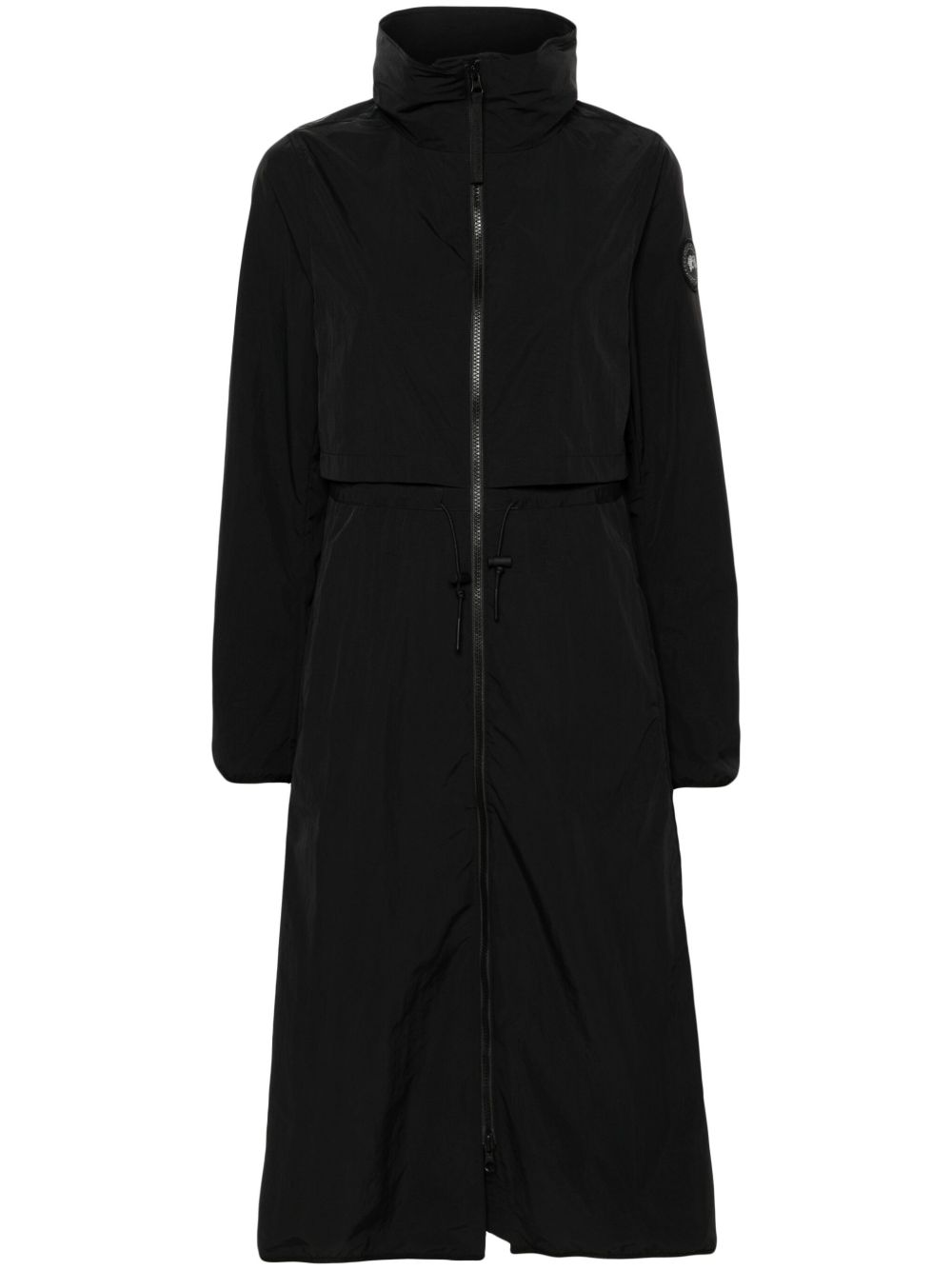 Canada Goose Sinclair AcclimaLuxe 超长雨衣 - 黑色