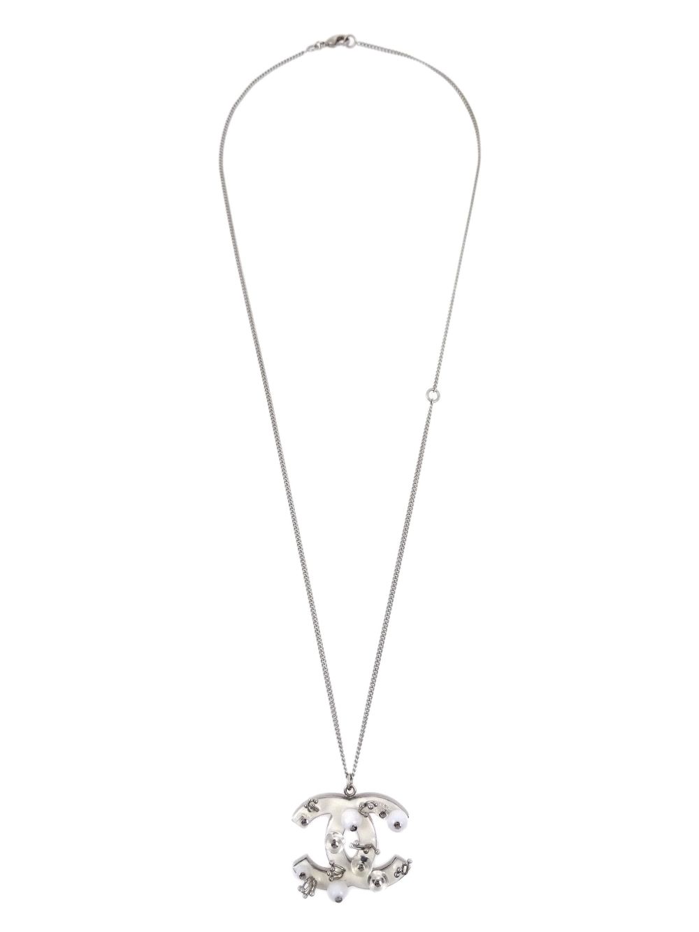 CHANEL Pre-Owned CC 链式项链（2010年典藏款） - 银色