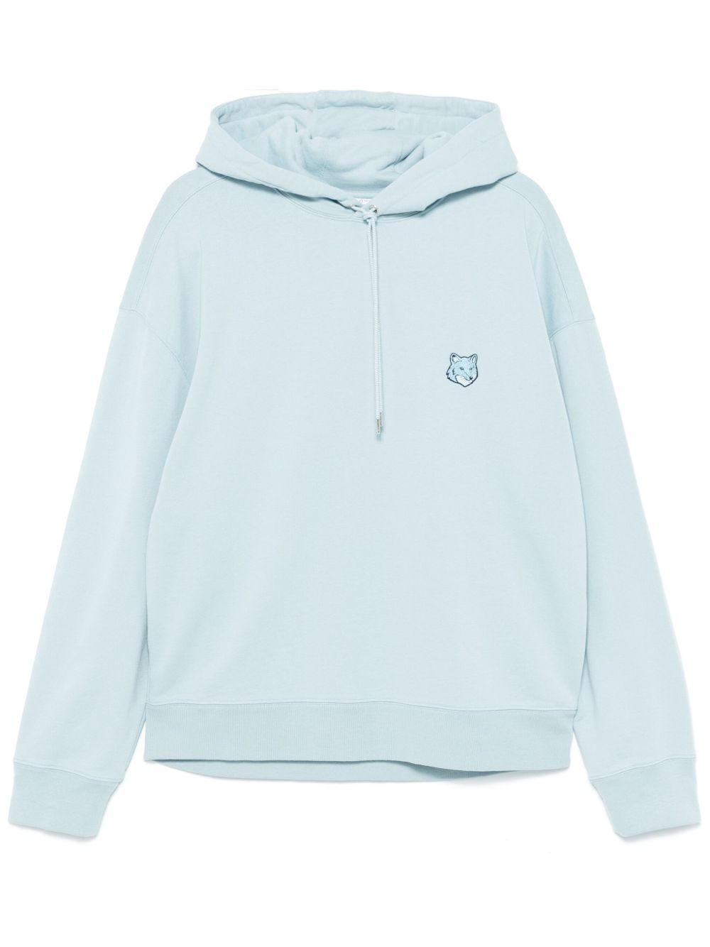 Maison Kitsuné Bold Fox Head 贴花连帽衫 - 蓝色