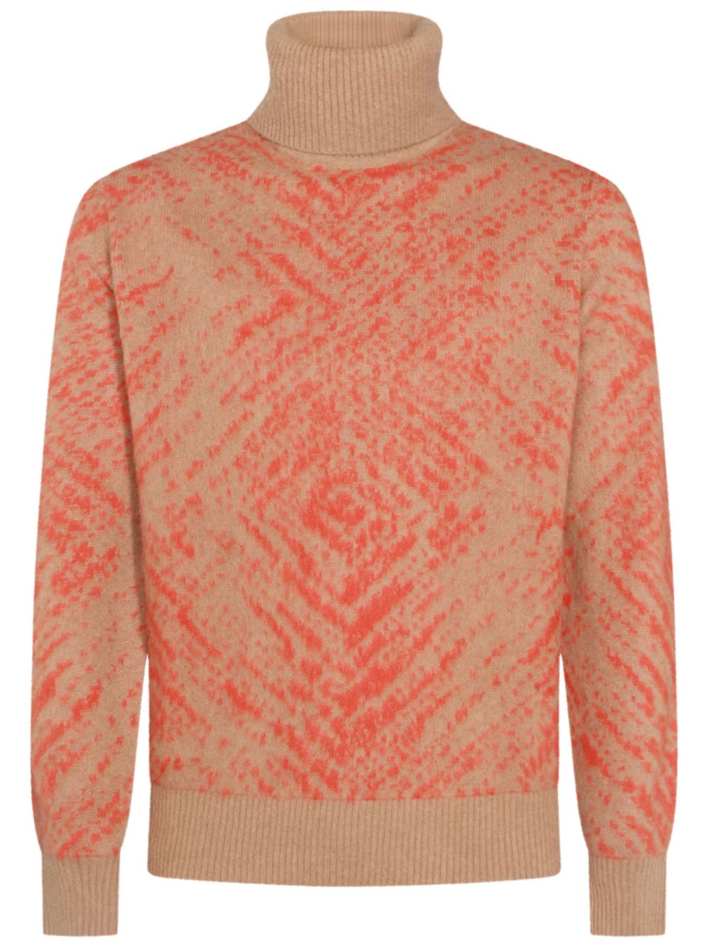 Piacenza Cashmere 拉绒效果毛衣 - 褐色