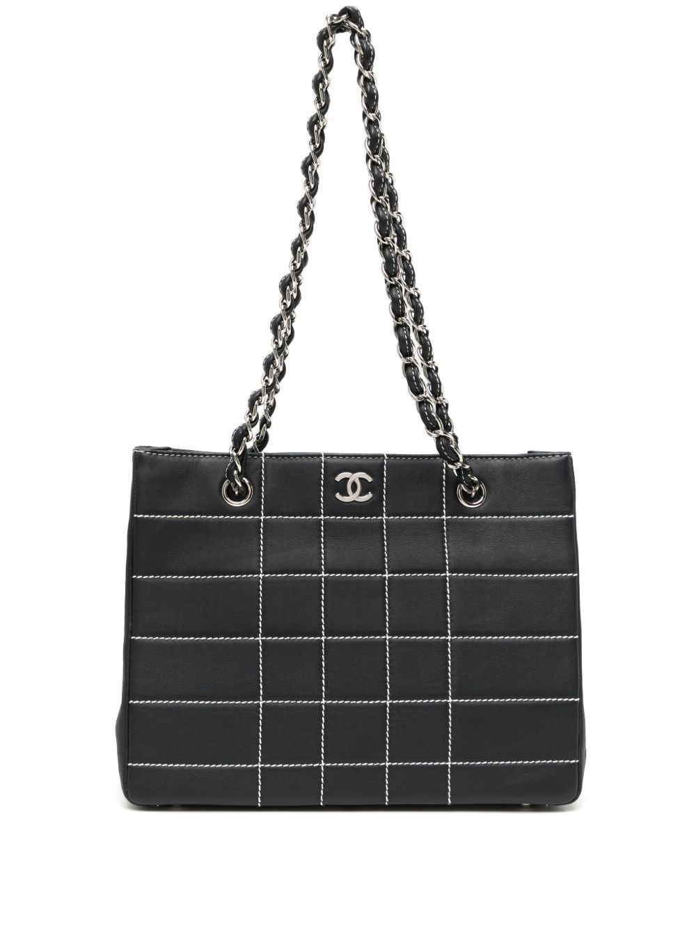 CHANEL Pre-Owned Wild Stitch 单肩包 - 黑色