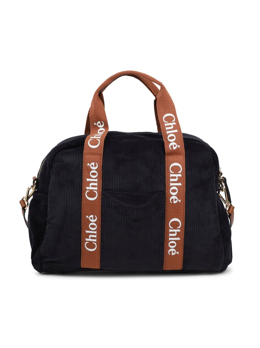 Chloé Kids logo印花母婴包 - 黑色