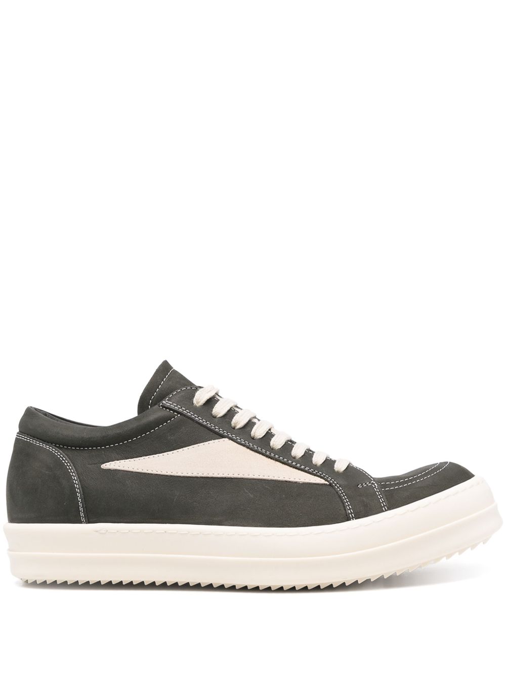 Rick Owens Porterville Vintage 皮质运动鞋 - 绿色