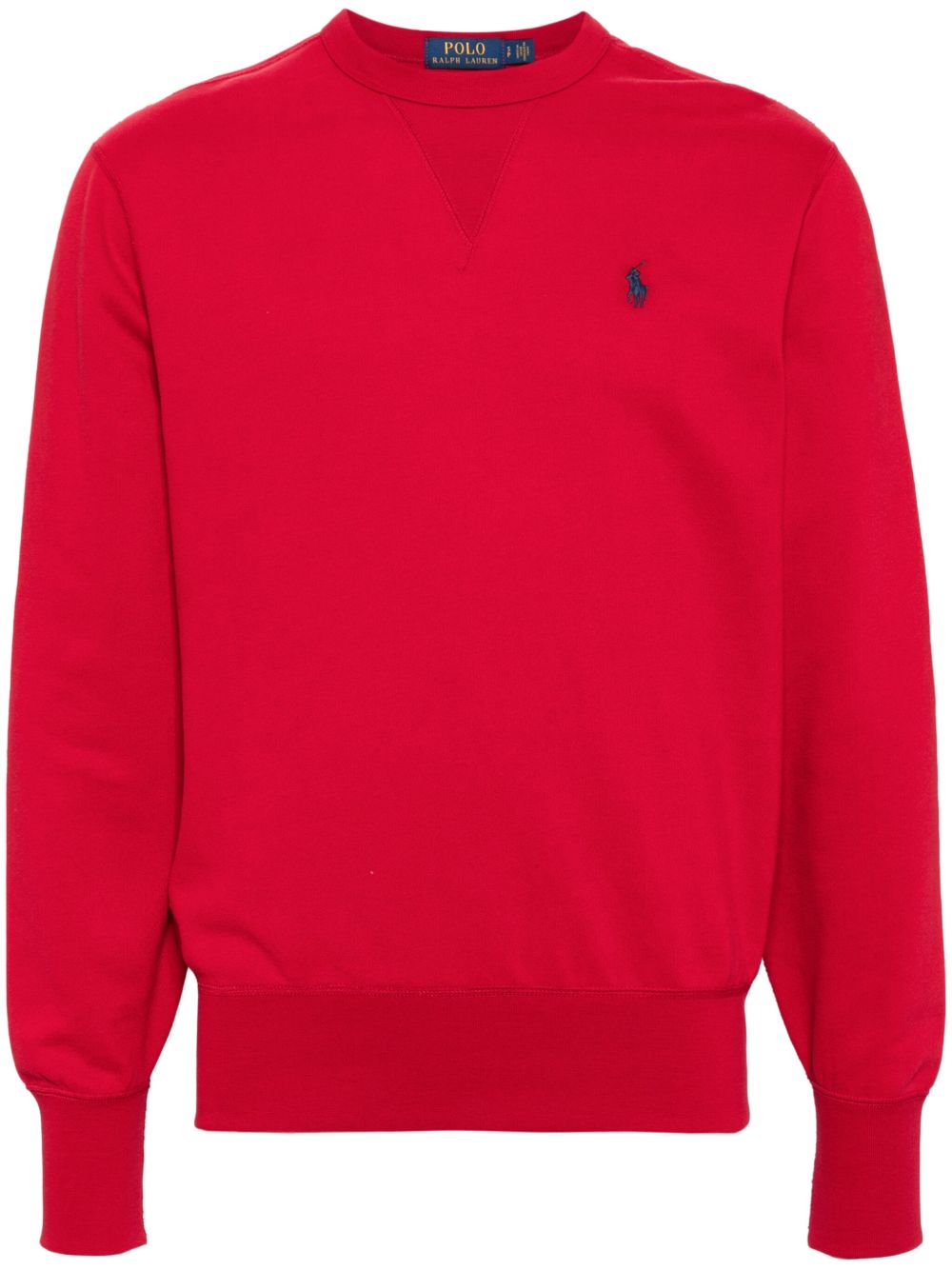 Polo Ralph Lauren logo刺绣卫衣 - 红色
