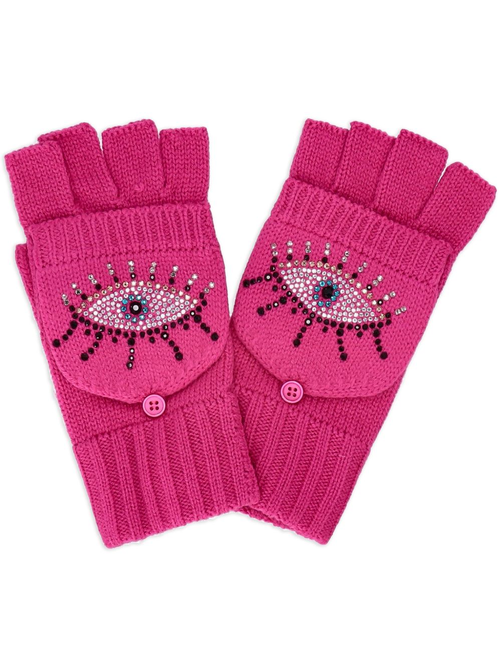 Kurt Geiger London Evil Eye 手套 - 粉色