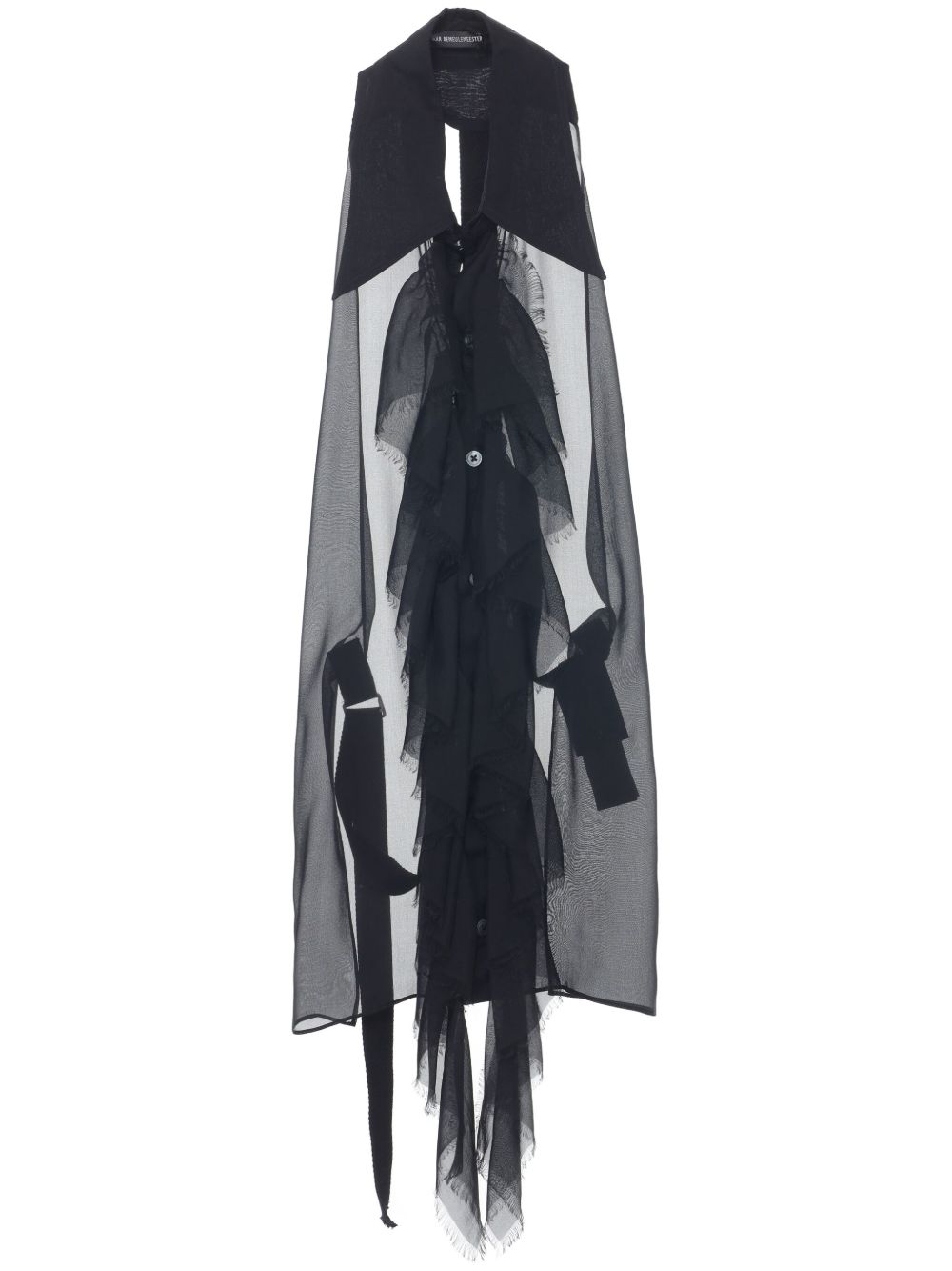 Ann Demeulemeester Bo 衬衫 - 黑色