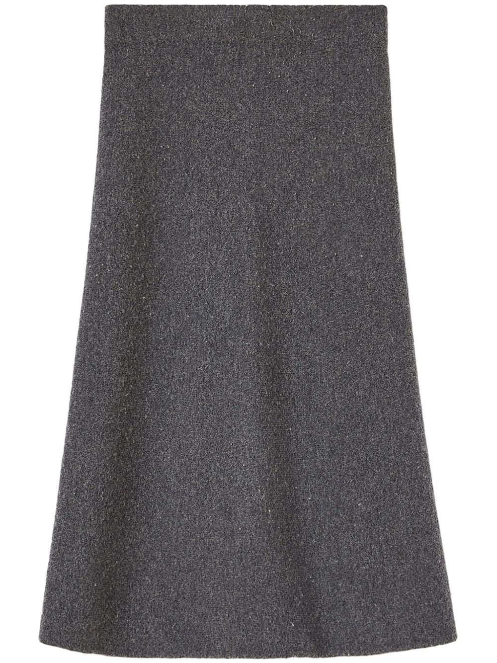 Jil Sander A字中长半身裙 - 灰色