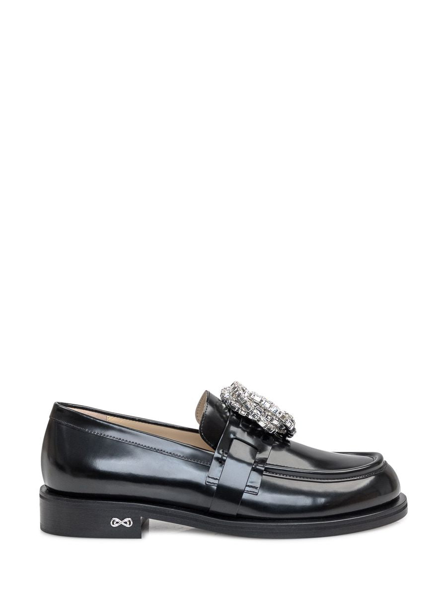 Mach & Mach 'Galaxy Black' Loafers