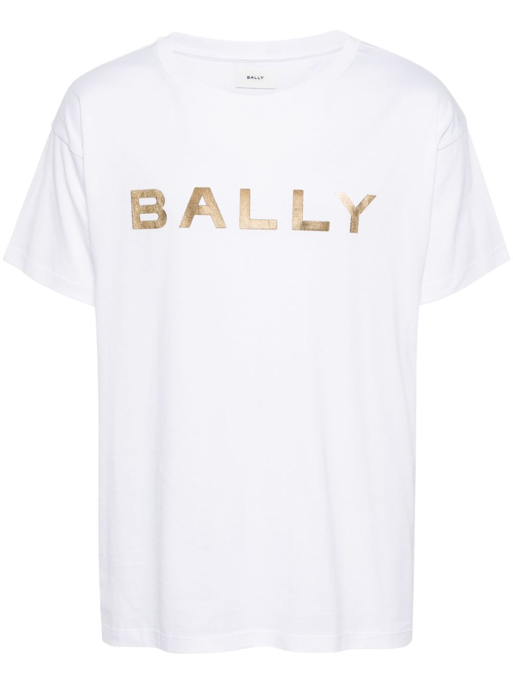 Bally logo印花棉T恤 - 白色