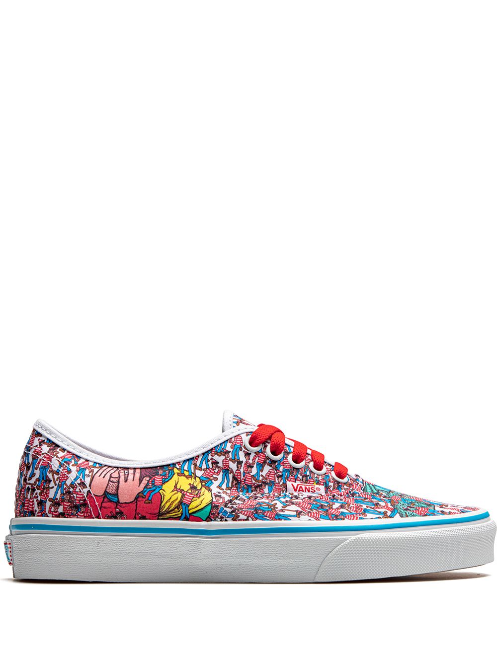 Vans x Where's Waldo Authentic 低帮板鞋 - 红色