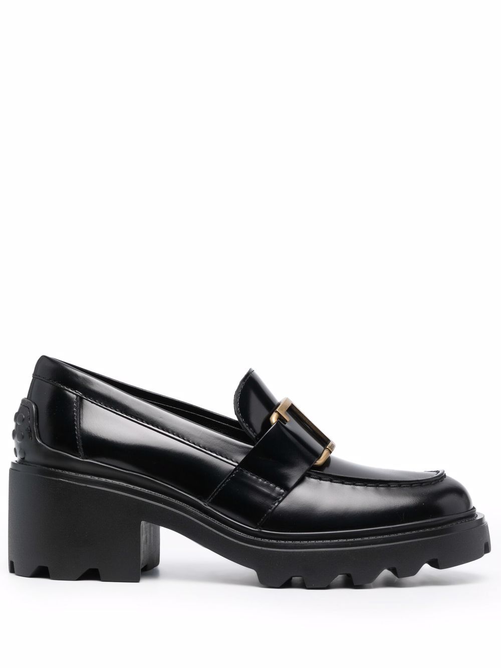 Tod's 托德斯 logo标牌乐福鞋 - 黑色