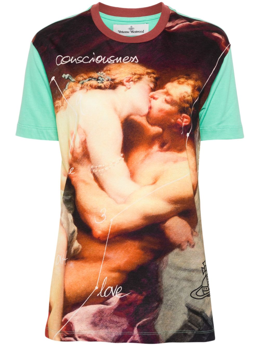 Vivienne Westwood Kiss Classic 棉T恤 - 绿色