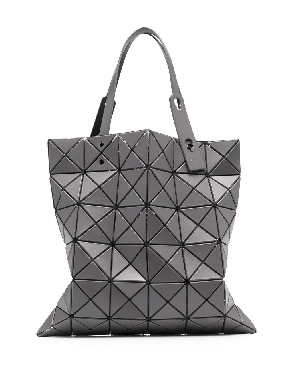 Bao Bao Issey Miyake 几何图案拼接托特包 - 灰色