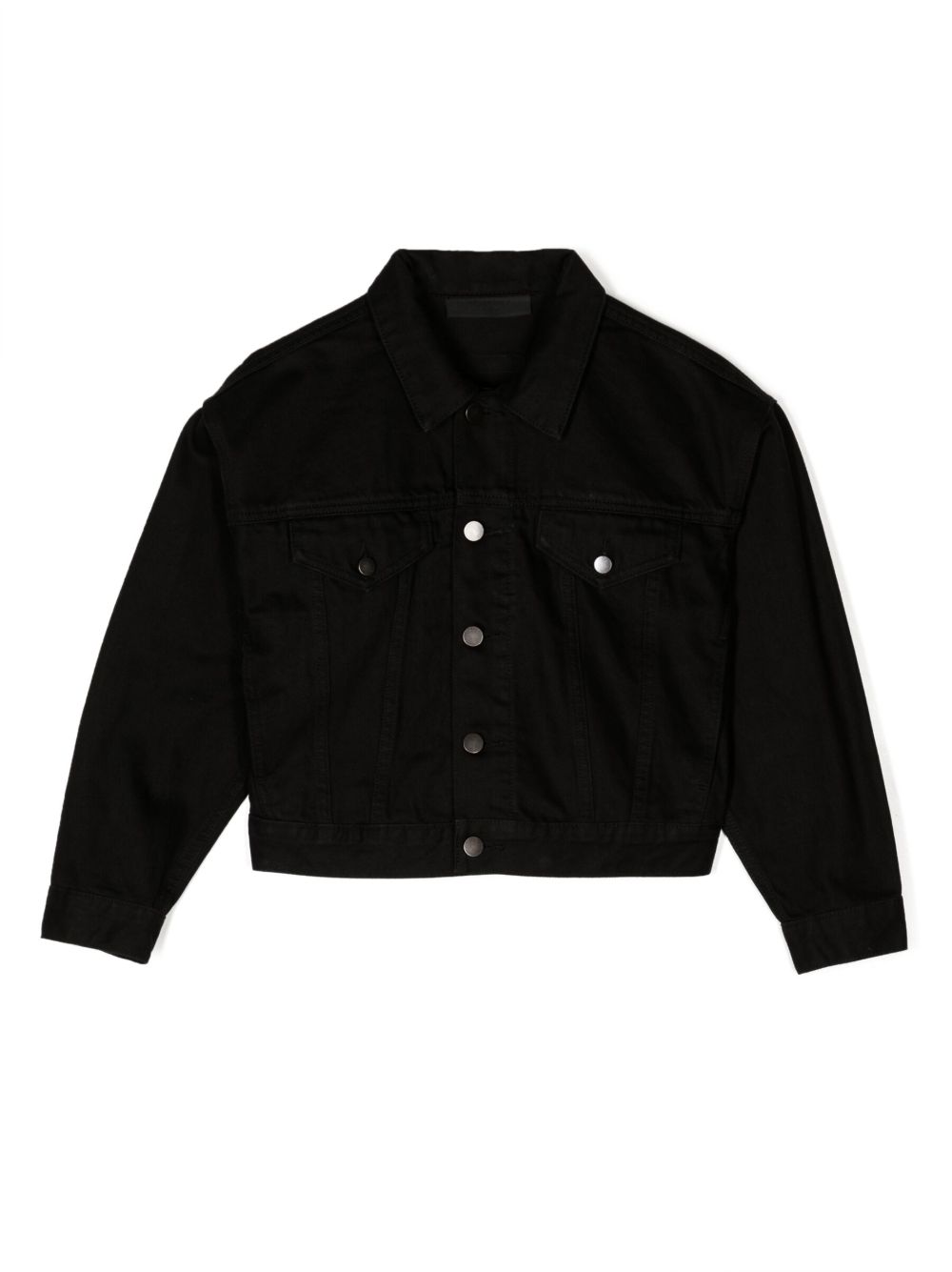 FEAR OF GOD ESSENTIALS KIDS 深色水洗牛仔夹克 - 黑色