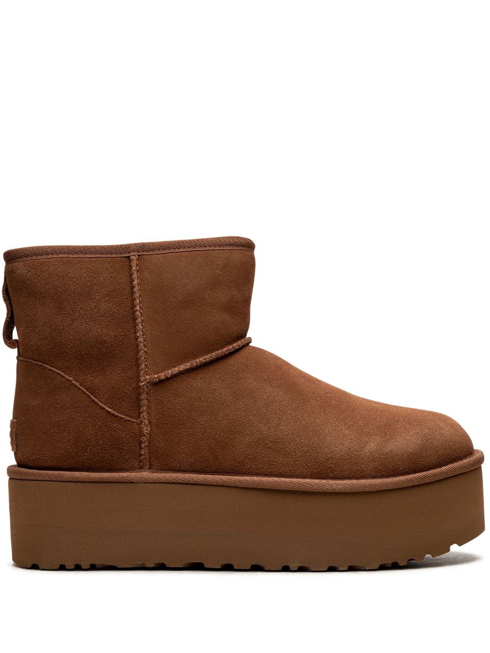 UGG Classic Mini Platform Chestnut 短靴 - 褐色