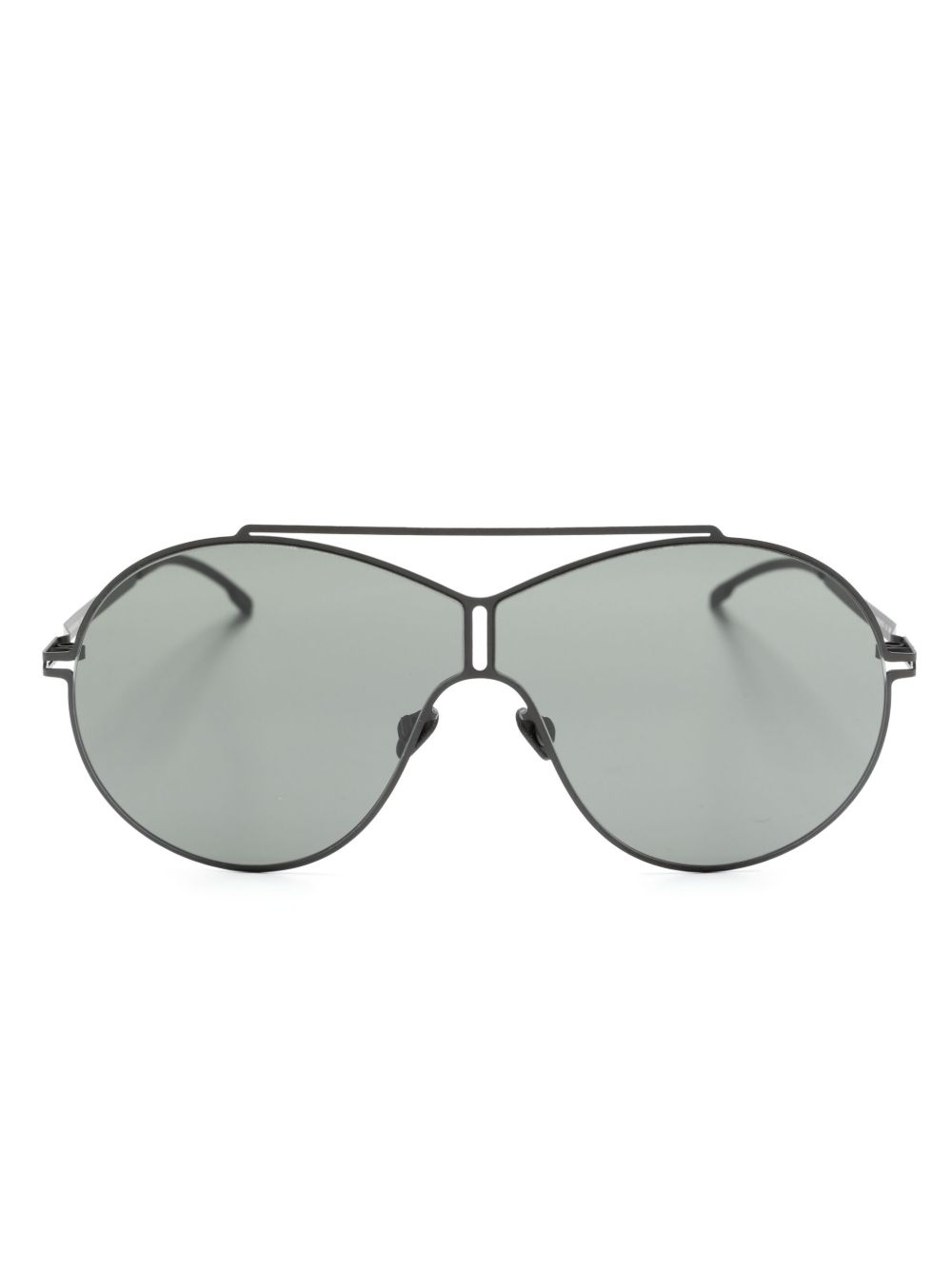 Mykita Studio 12.5 盾形太阳眼镜 - 黑色