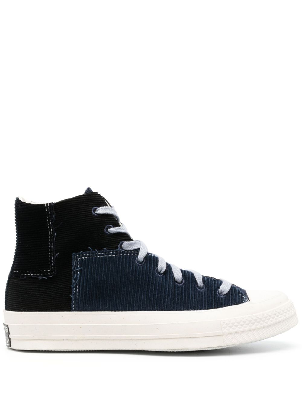 Converse 标贴圆头运动鞋 - 蓝色