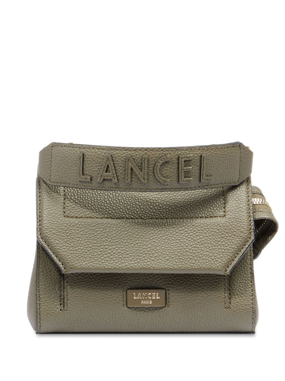 Lancel 皮质迷你斜挎包 - 绿色
