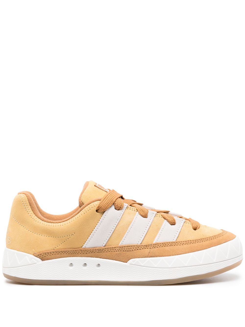 adidas Adimatic 绒面皮运动鞋 - 黄色