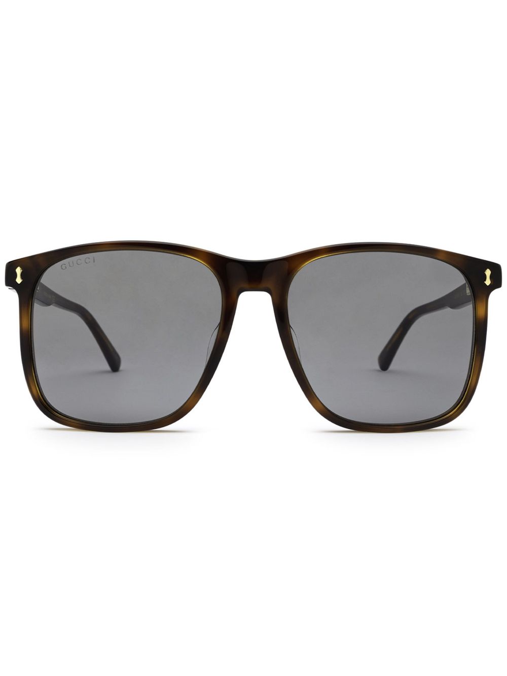 Gucci Eyewear 方框太阳眼镜 - 褐色