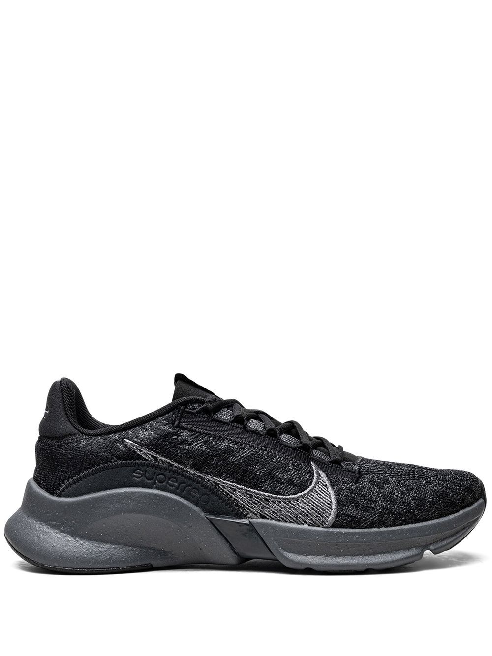 Nike SuperRep Go Flyknit 3 低帮运动鞋 - 黑色