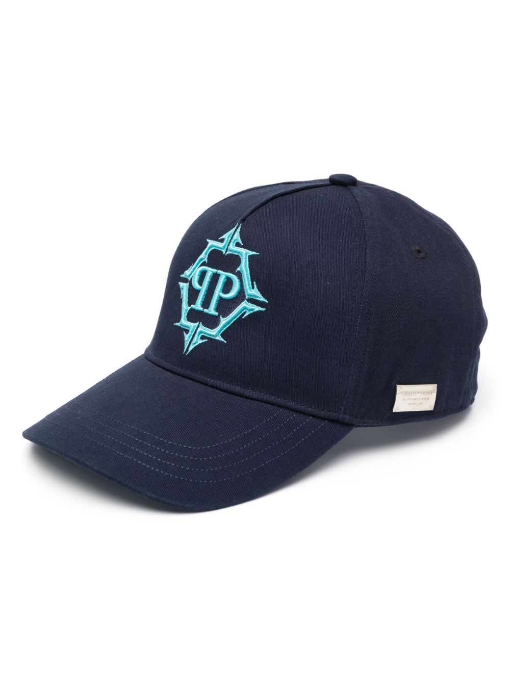 Philipp Plein 六角形logo棒球帽 - 蓝色