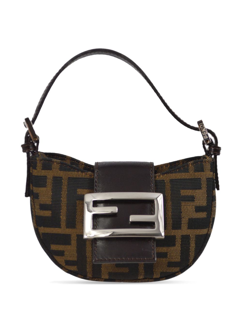 Fendi Pre-Owned 1990-2000s Zucca-jacquard mini bag - 褐色